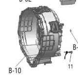 Panasonic Washing Machine Rear Tub