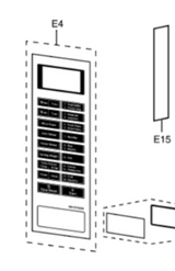 Panasonic Microwave Switch MEMBRANENN-S648BA NN-S658 Wa NN-S678BA