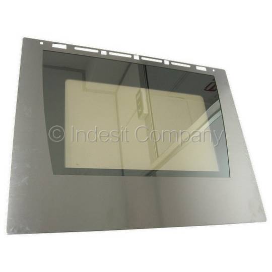 Indesit Oven Outer Door Glass FM37KIXNZ, FE20, FE21, FE30, FM10, FM29, FM37, FV10K