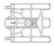 Ariston Indesit Dishwasher Short Flap Upper Basket