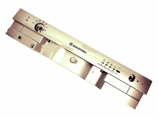 Ariston Dishwasher Control Panel Frame Silver Panel Facia L63X Aus