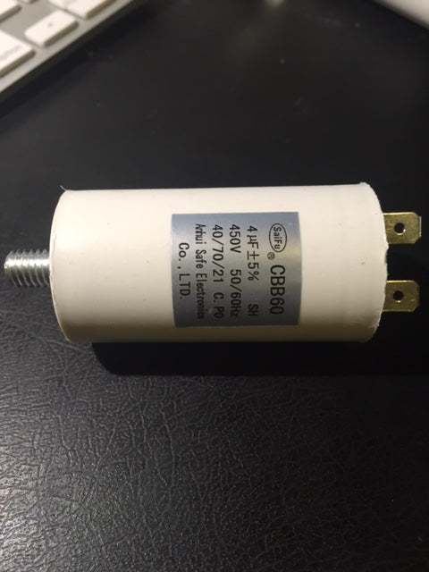 4ΜF 4uf 450V Capacitor for Washing Machines Dryers Dishwashers Ranghoods and other Appliances