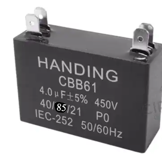 Universal Capacitor 4UF 4 Uf 450VAC, CBB61,