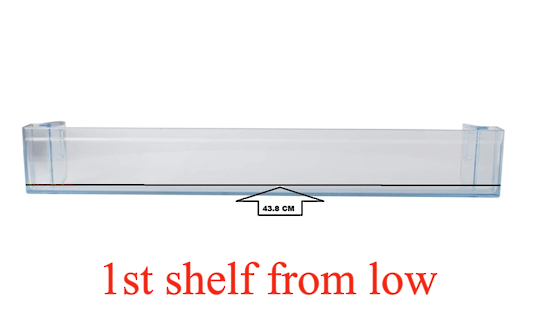 Samsung Fridge Door Lowest Shelf Against Veggie