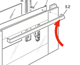 Delonghi Oven Handle DEF909GW C9S0DA100X
