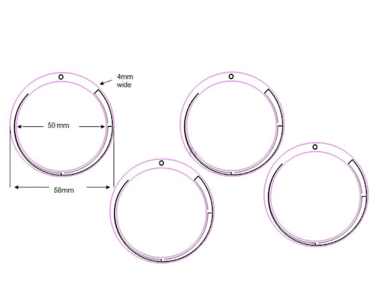 Oven Control Panel Decal Sticker Symbols Label 5