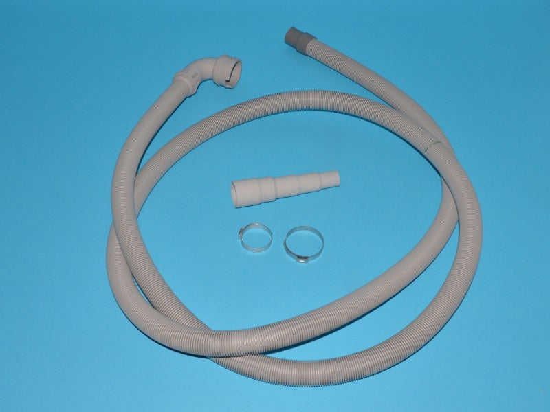 Asko Dishwasher Drain Hose Kit  – Includes Hose, Clamp, Cuff, and Siphon Discharge