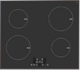 Eurotech Cooktop Only Glass ED-IC604