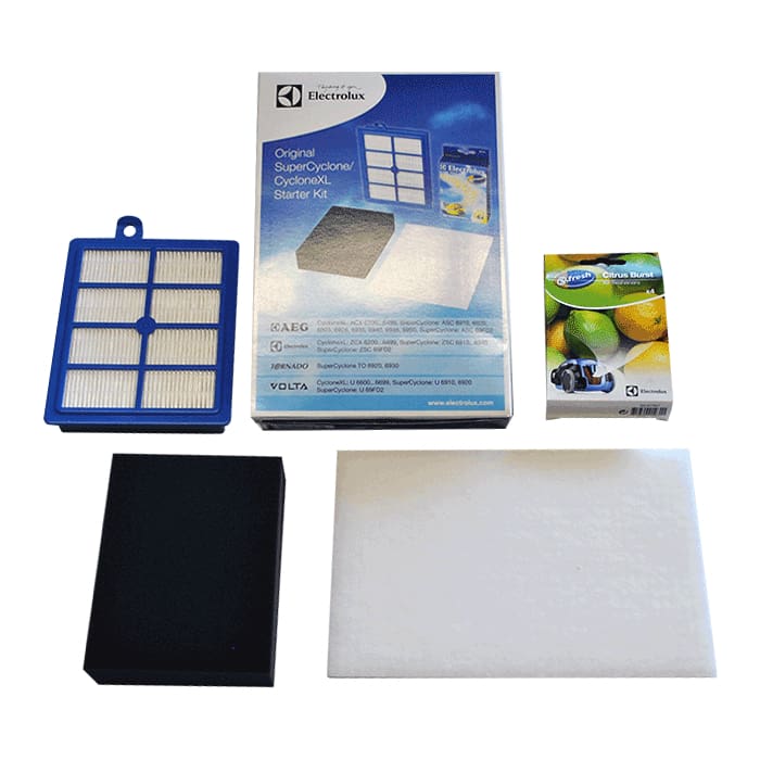 Electrolux, AEG, Volta Cyclonexl and Supercyclone Hepa Filter Starter Kit VCSK4 NO LONGER AVAILABLE