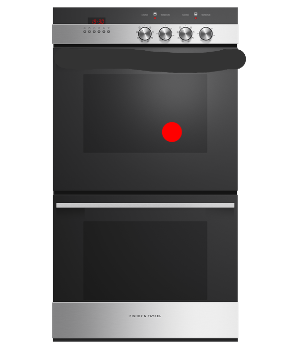 Fisher & Paykel Oven Door Only Outer Glass And Bracket Assy for Larger oven on Dual Oven Or Standard Size Oven
