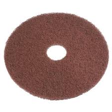 Nilfisk SC550 305mm (12") ECO Brown Floor Pads 5 Pack 10001906 – Heavy Duty Scrubbing Pads