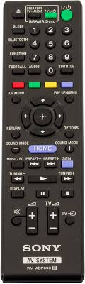 Sony Home Theatre Remote Control   RM-ADP090