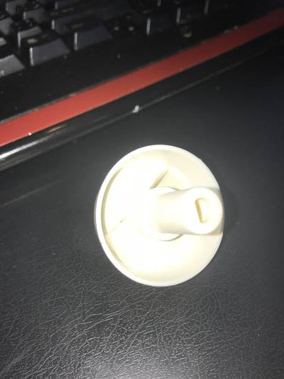 Oven and Cooktop Knob White Universal Gas Or Electric 1003