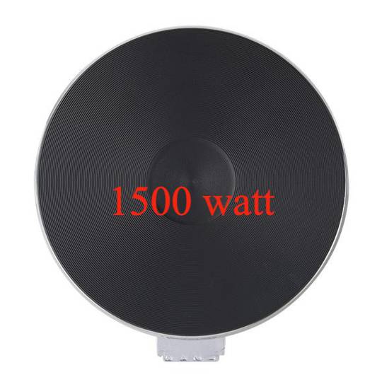 Hot Plate Element Large BK60FHPSS, 1500 Watt HP-F180