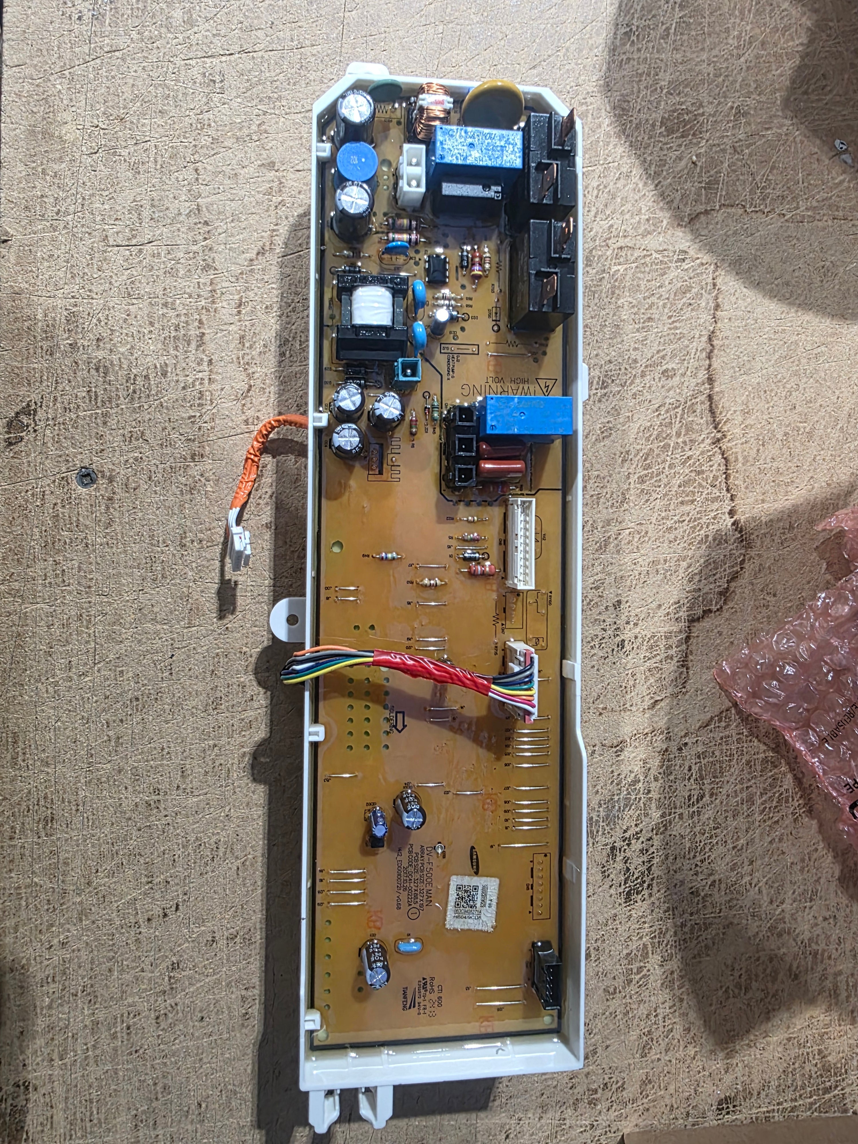 Samsung Dryer PCB Power Controller Board DV80H4100CW/SA, ***01667B