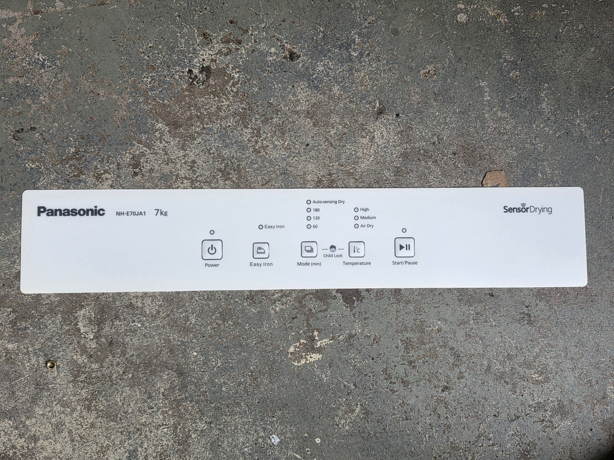 Panasonic Dryer Decal Sticker Normal Standing Suits NH-E70JA1WAU