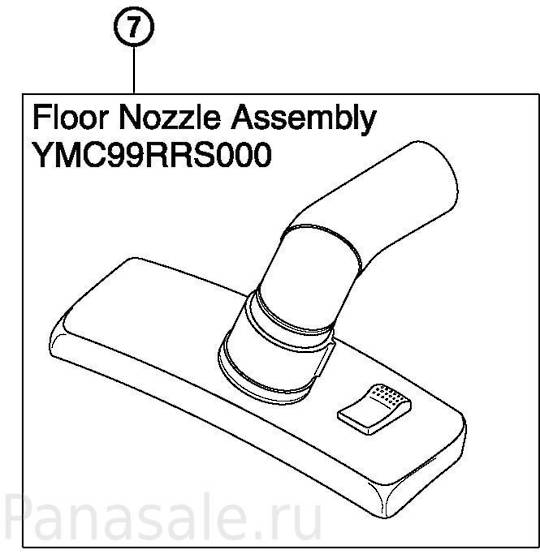 Panasonic Vacuum Cleaner Vacuum Combination Floor Tool No Longer Available